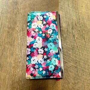 Safe Keeper Floral 12-Card Wallet with ID Slot
